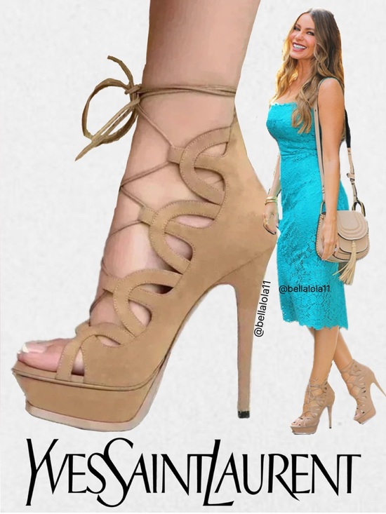 Yves Saint Laurent Shoes - NEW IN BOX AUTHENTIC YSL LACE UP PLATFORM HEELS